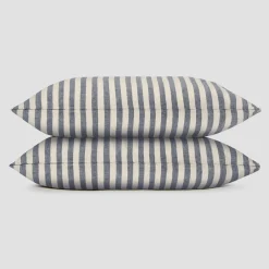 Hot Linen Blend Pillowcase (Pair) Striped Bedding|Linen Bedding