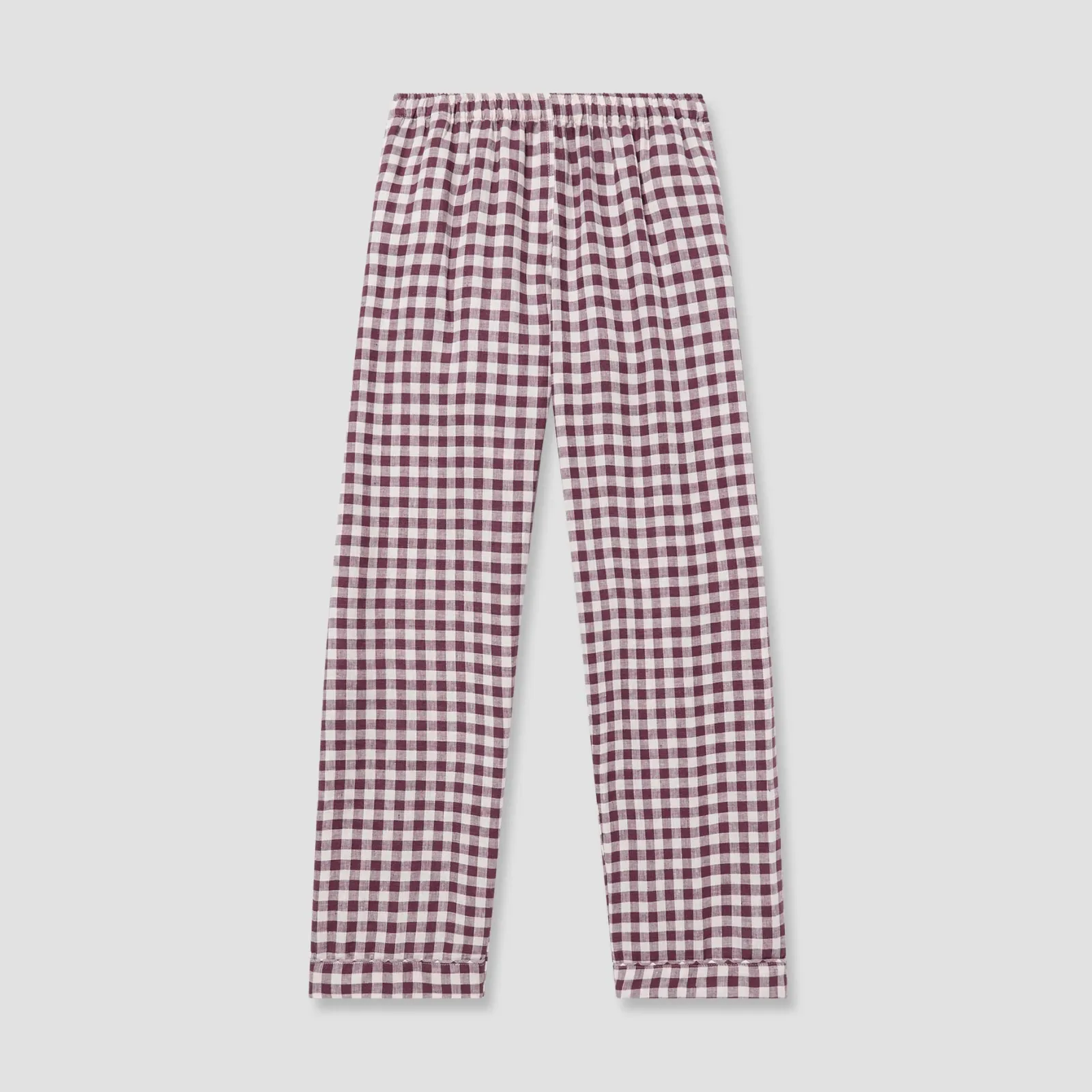 Outlet Pajama pants Women Linen Pajamas|Gingham Pajamas