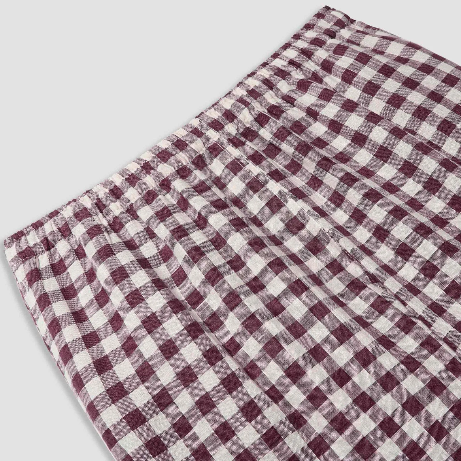 Outlet Pajama pants Women Linen Pajamas|Gingham Pajamas