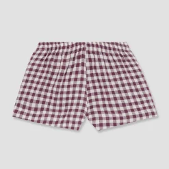 Hot Pajama Shorts Women Linen Pajamas|Gingham Pajamas