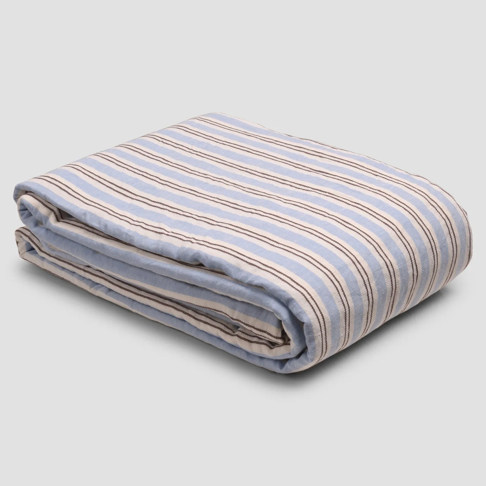 Online Linen Blend Duvet Cover Striped Bedding|Linen Bedding