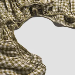 Best Linen Blend Fitted Sheet Linen Bedding|Fitted Sheets