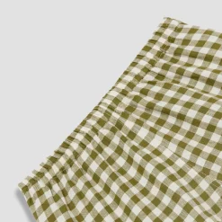 Linen Pajama Shorts Women Linen Pajamas|Gingham Pajamas