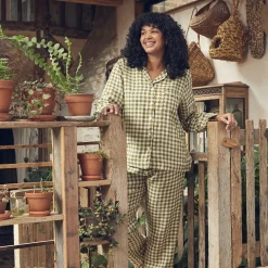 Clearance Linen Pajama Set Women Linen Pajamas|Pajama Sets