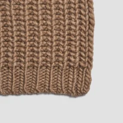 Online Caramel Wool Knit Throw Kids Kids Bedding|Bedding