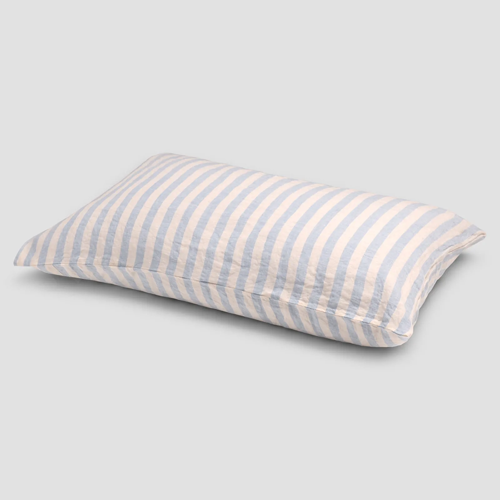 Outlet 100% Linen Pillowcases (Pair) Striped Bedding|Pillowcases