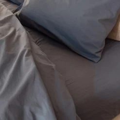 New Washed Percale Cotton Fitted Sheet Fitted Sheets