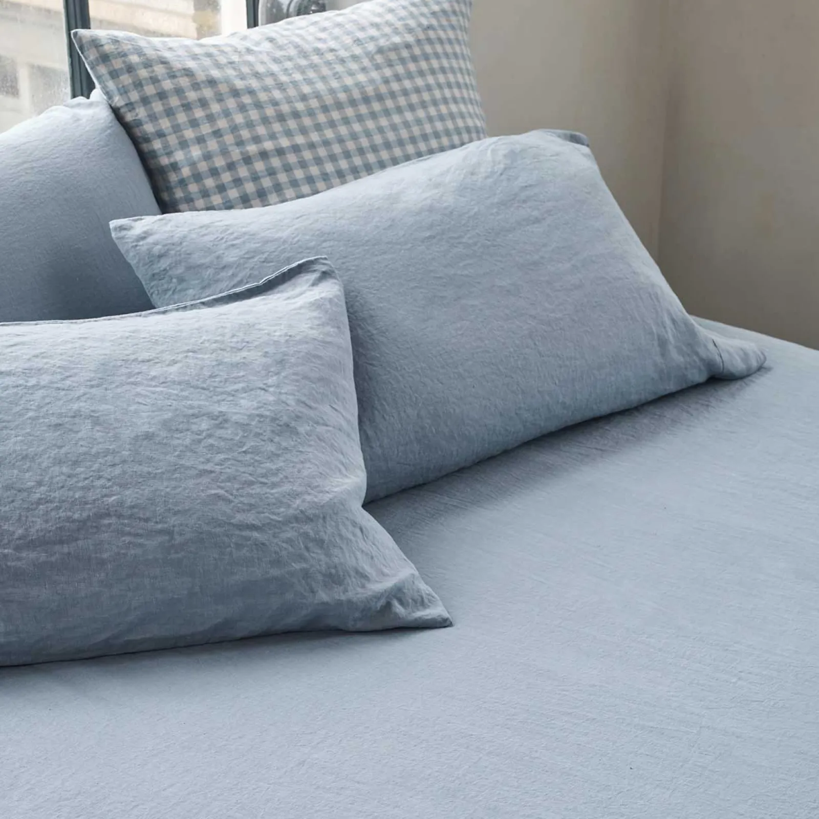 100% Linen Fitted Sheet Linen Bedding|Fitted Sheets
