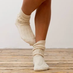 Alpaca Bed Socks Women Linen Pajamas|Linen Pajamas