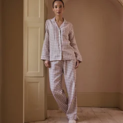 Sale Linen Women's Pajama Shirt Women Linen Pajamas