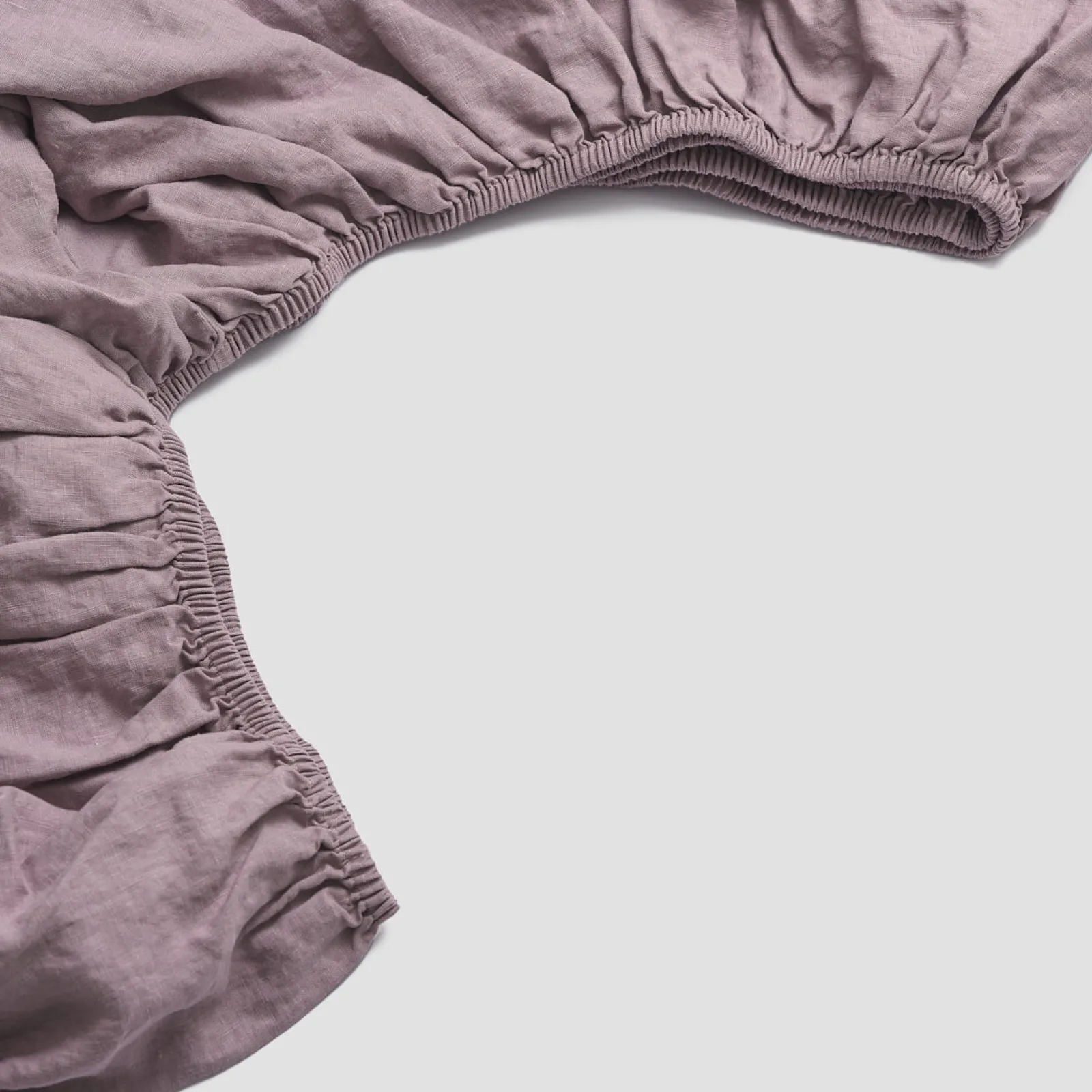 Clearance Linen Blend Fitted Sheet Linen Bedding|Fitted Sheets