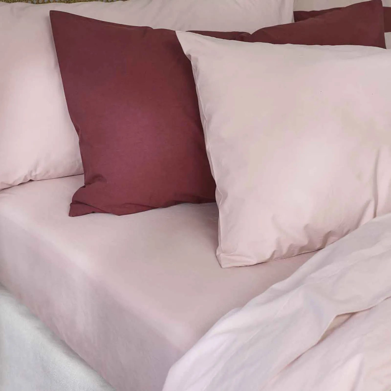 Hot Washed Cotton Percale Pillowcases (Pair) Pillowcases