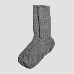 New Gray Alpaca Bed Socks Women Linen Pajamas|Linen Pajamas