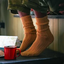 Alpaca Bed Socks Linen Pajamas