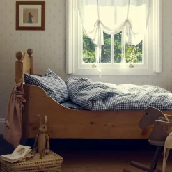 Sale Indigo Kids Gingham Cotton Bedding Set Kids Kids Bedding|Bedding