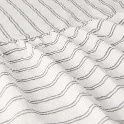 Online Kemptown Stripe Linen Blend Bed Skirt Striped Bedding|Bed Skirts