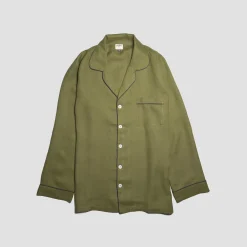 Sale Men's Linen Pajama Shirt Linen Pajamas