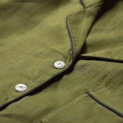 New Linen Pajama Shirt Women Linen Pajamas