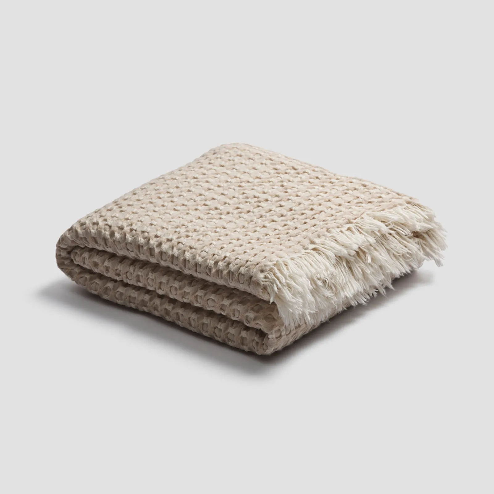Best Oat Milk Textured Knit Throw Blankets & Throws|Blankets & Throws