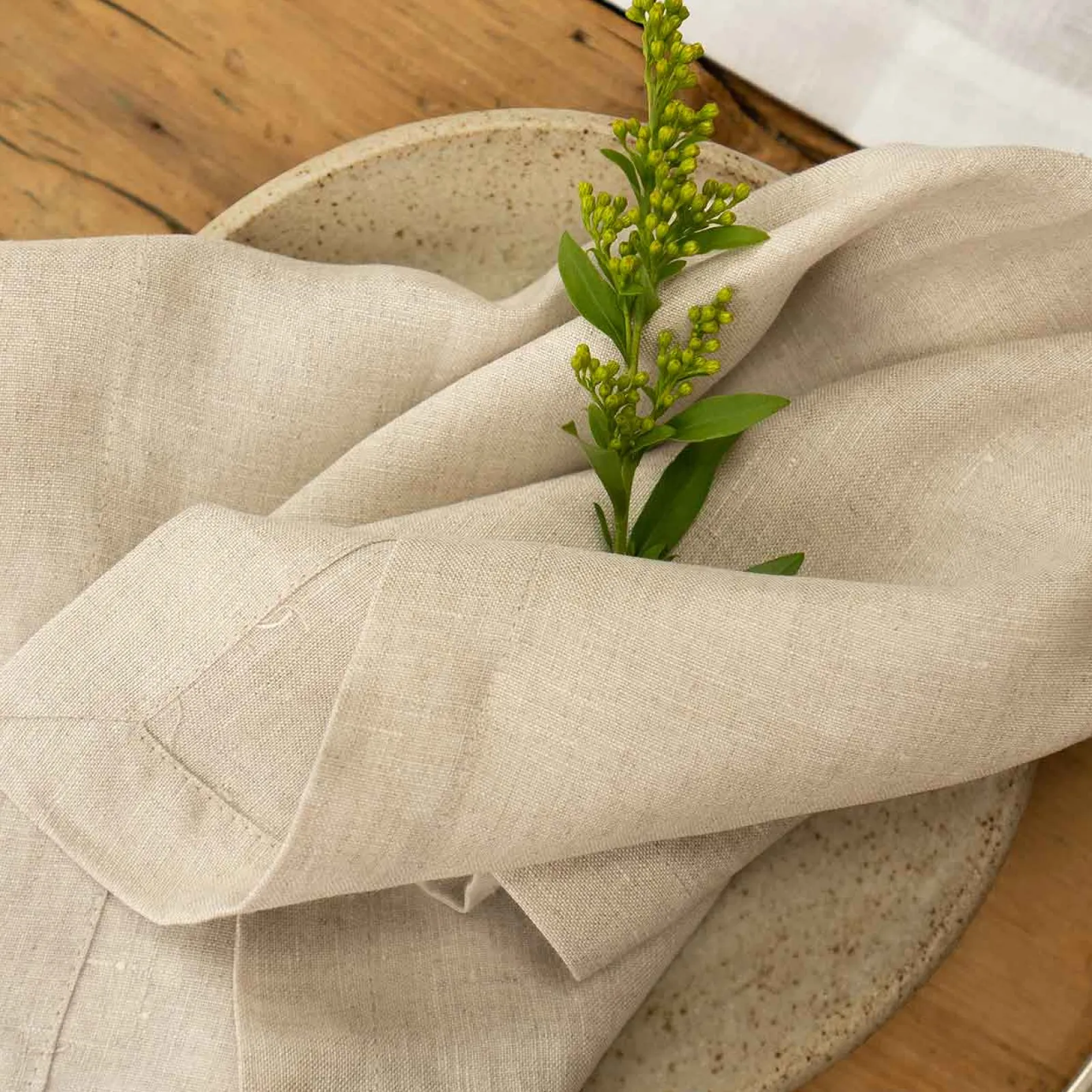 Discount 100% Linen Napkins Set of 4 Table Linens