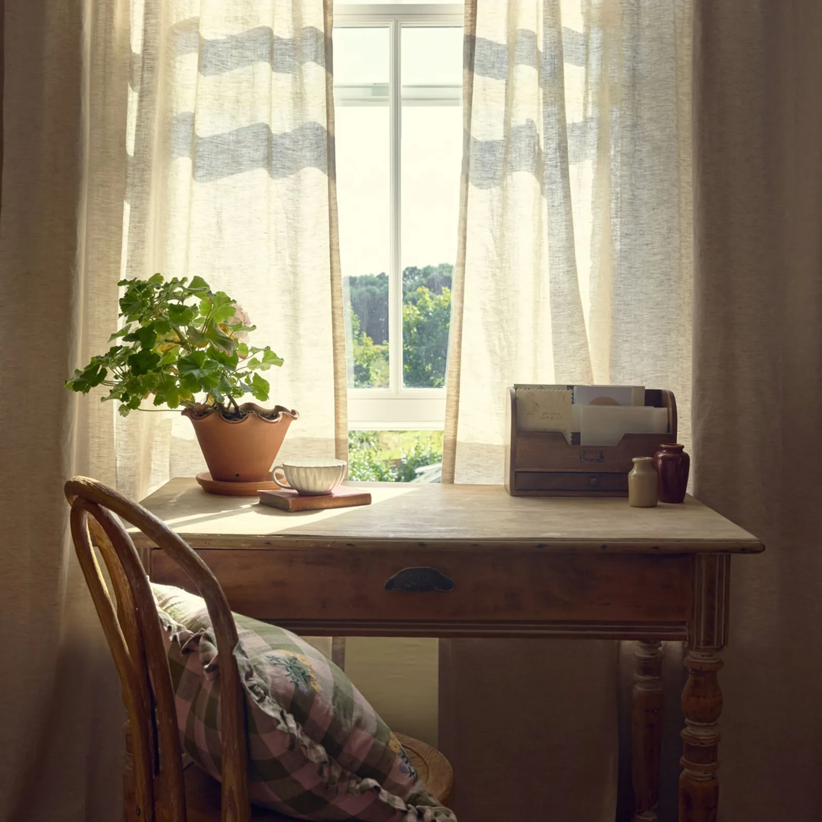 Best Linen Blend Curtain (Pair) Curtains