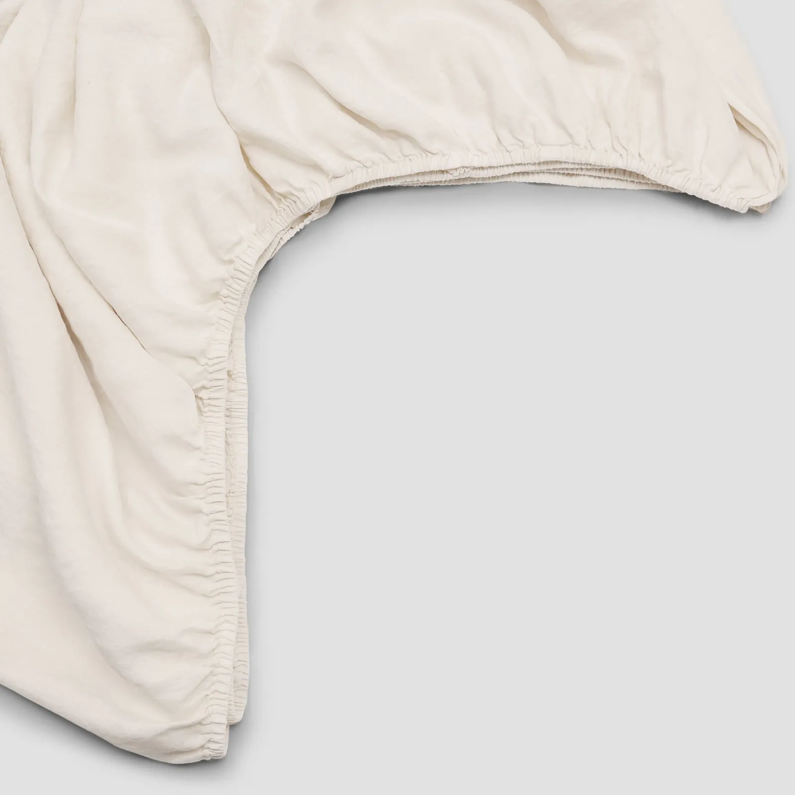 Discount 100% Linen Fitted Sheet Linen Bedding|Fitted Sheets