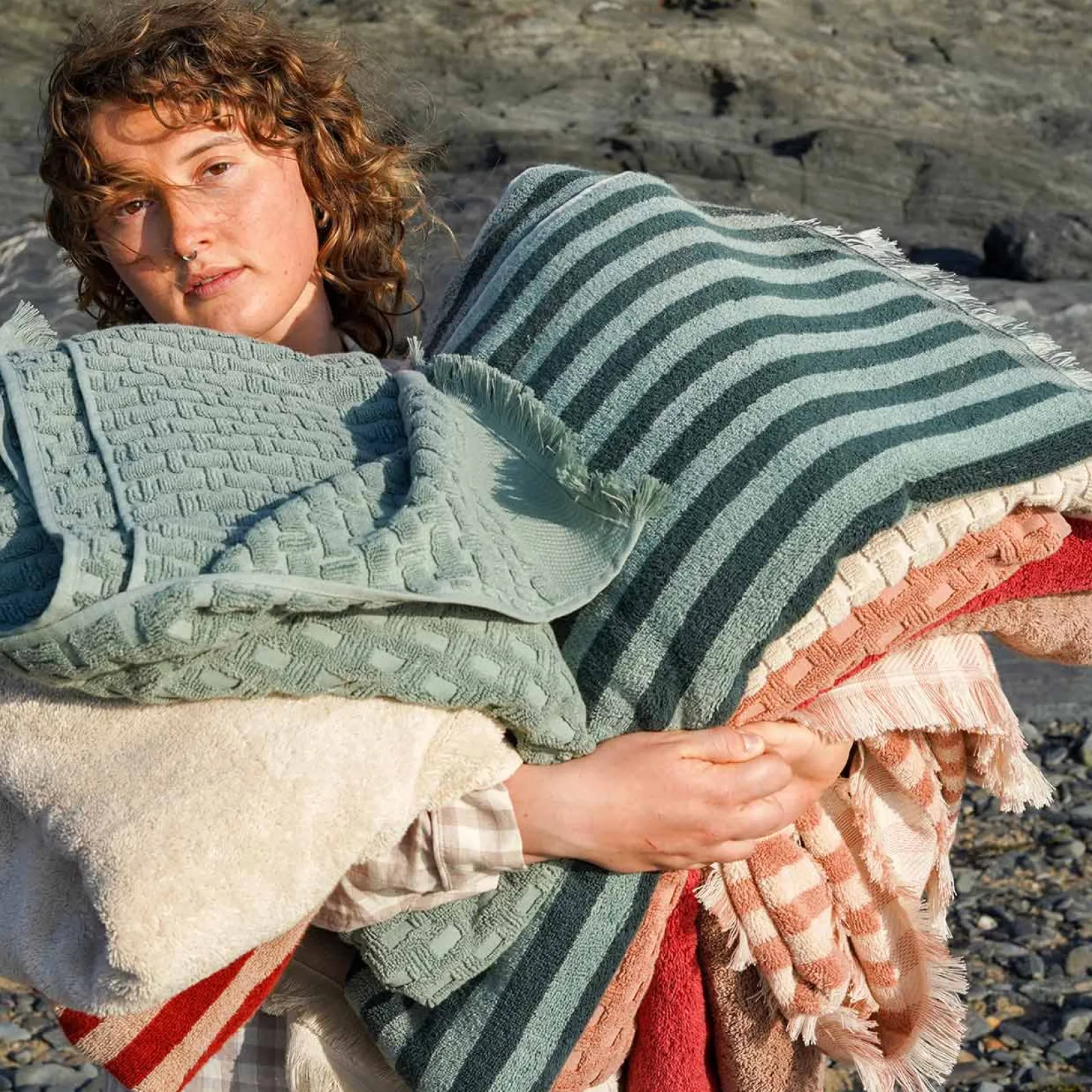 Best Cotton Towels Striped Towels|Towels