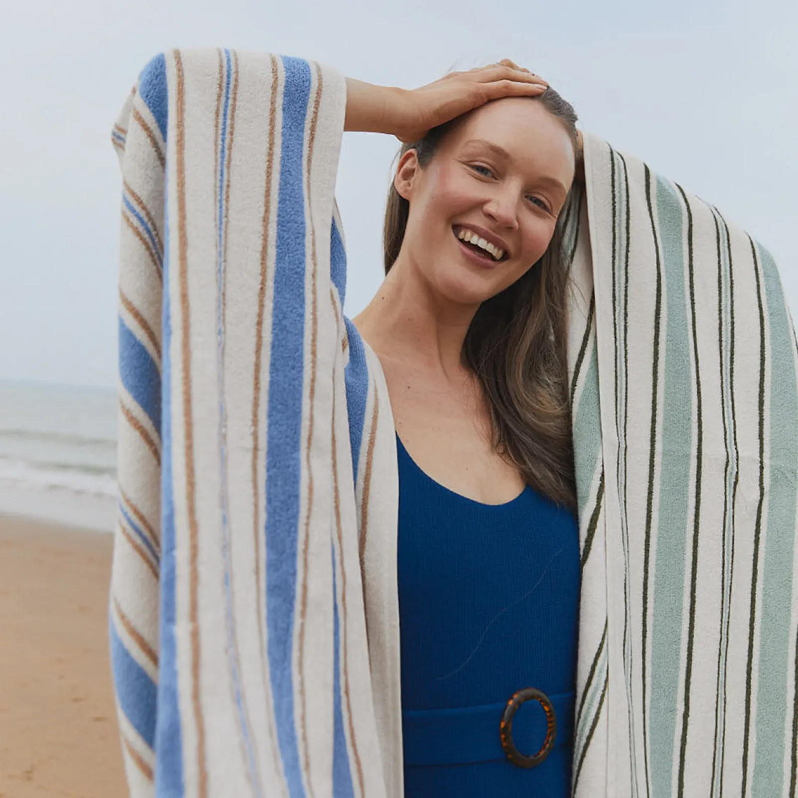 Clearance Shoreham Stripe Cotton Towels Striped Towels|Towels