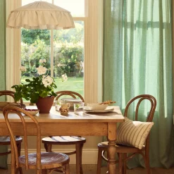 Discount Linen Blend Curtain (Pair) Curtains