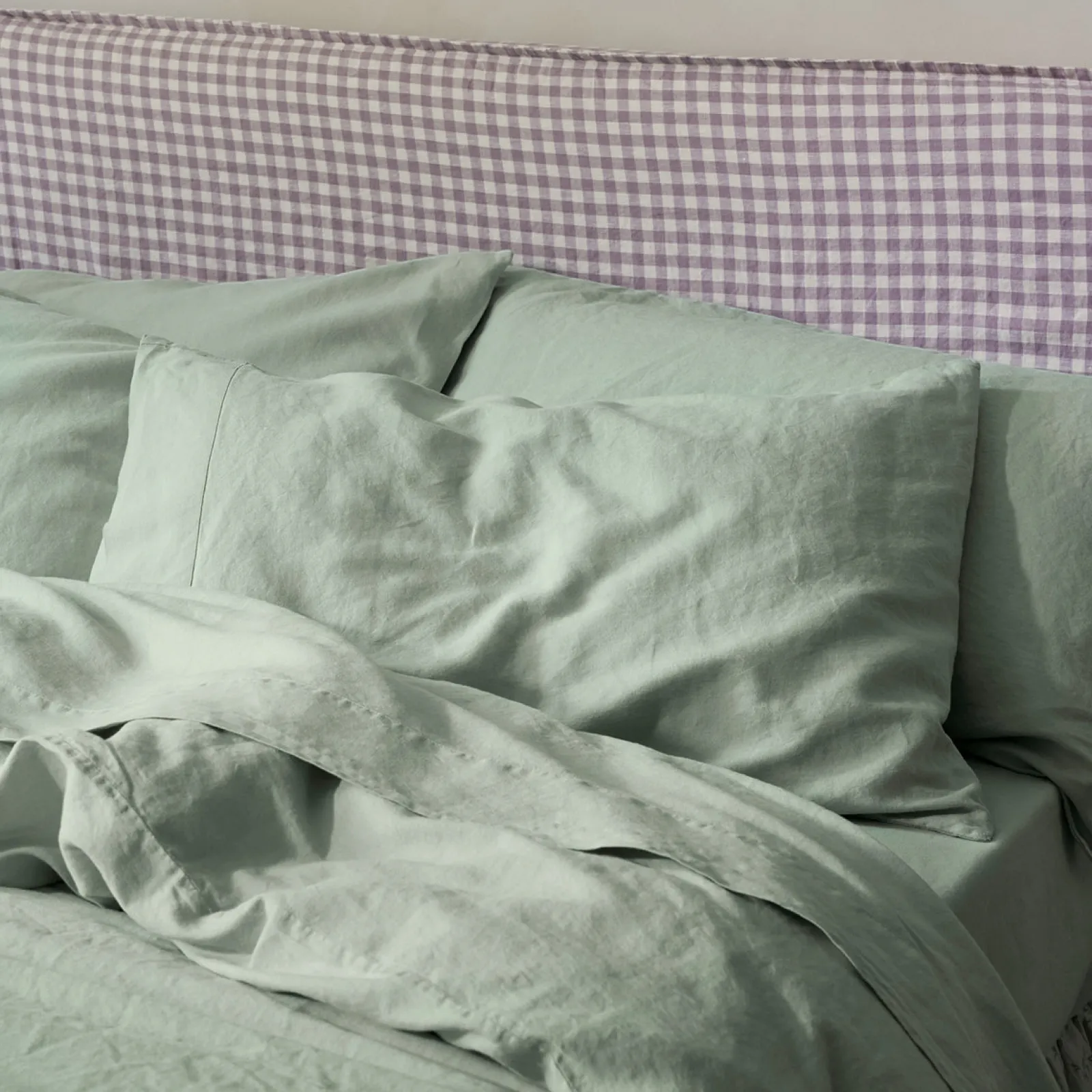 Best Linen Blend Pillowcase (Pair) Linen Bedding|Pillowcases