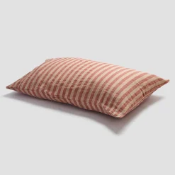 Linen Blend Pillowcase (Pair) Striped Bedding|Linen Bedding