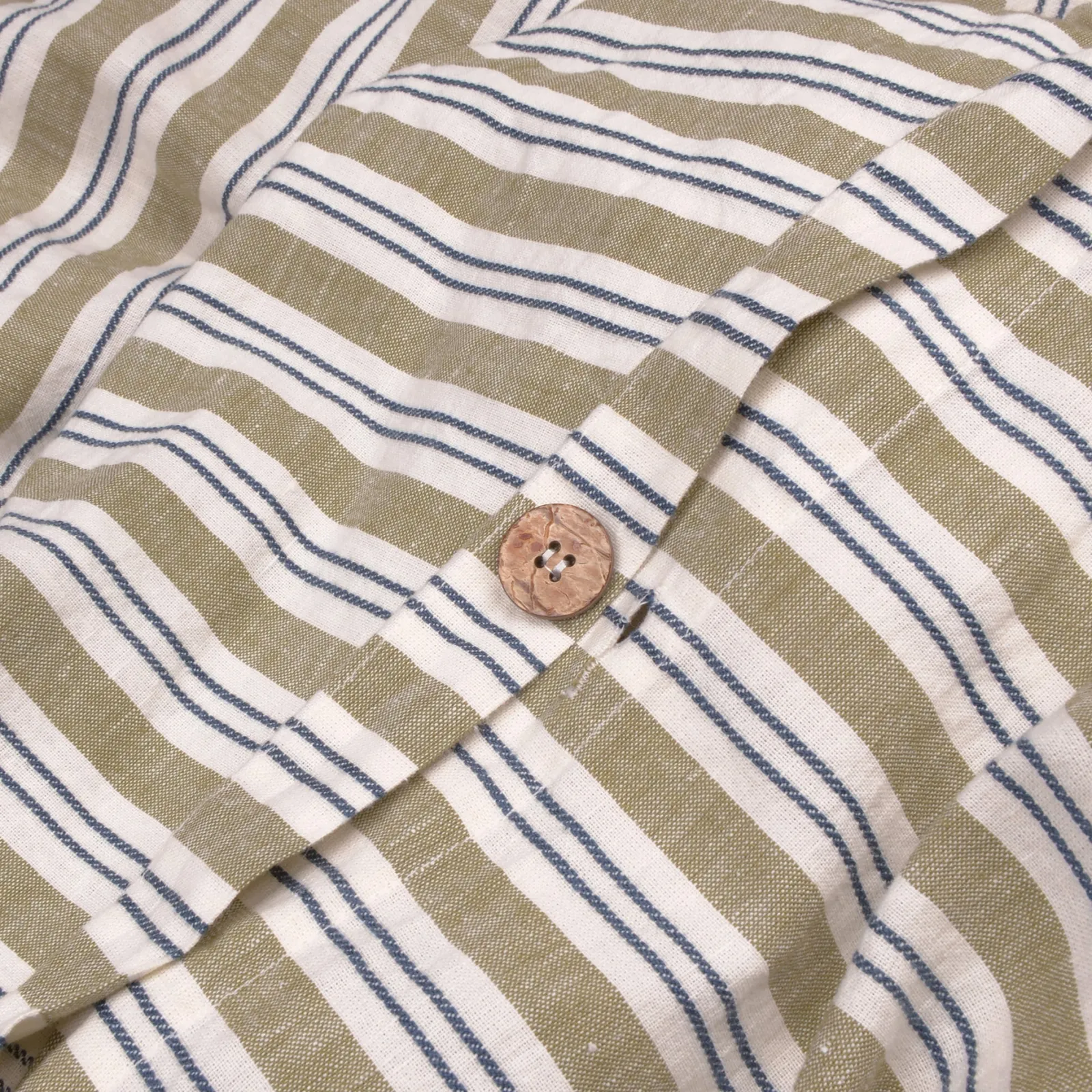 Discount Linen Blend Duvet Cover Striped Bedding|Linen Bedding