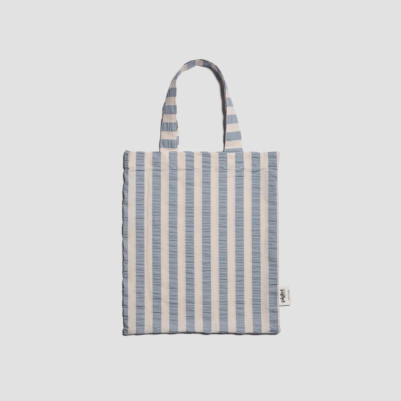 Warm Blue Seersucker Kids Stripe Cotton Bedding Set Kids Striped Bedding|Kids Bedding