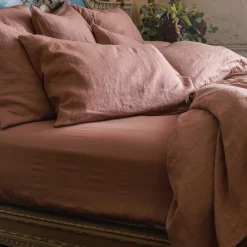 Sale 100% Linen Fitted Sheet Linen Bedding|Fitted Sheets