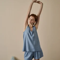 Clearance Linen Tencel Cami Top Women Linen Pajamas