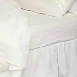 Linen Blend Fitted Sheet Linen Bedding|Fitted Sheets